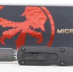 Microtech 227-1 DLCT Dirac Delta Black DLC Double Edge Dagger (USA) All Knife Brands