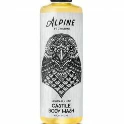 Alpine Provisions, Organic Castile Body Wash, Rosemary + Mint, Biodegradable, Vegan, 16oz Soaps & Lotions