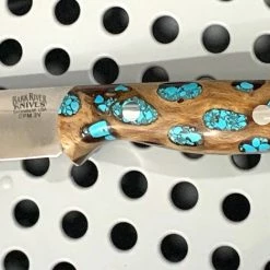 Best deal 😀 BARK RIVER KNIVES Bark River Gunny CPM 3V Knife Cholla Cactus W/ Turquoise - Gray Liners - Rampless #2 👍 10 BARK RIVER KNIVES Bark River Gunny CPM 3V Knife Cholla Cactus W/ Turquoise - Gray Liners - Rampless #2