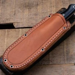 BARK RIVER KNIVES Bark River Gunny CPM 3V Knife - Red Cholla Cactus With Turquoise - Gray Liners - Rampless