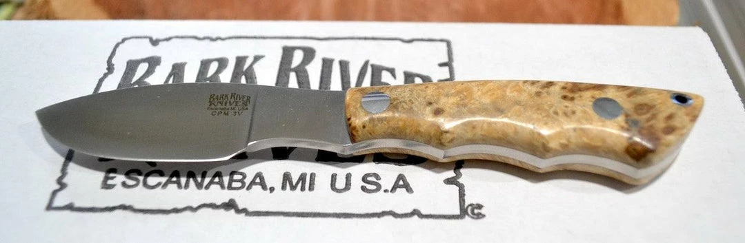 Deals ⭐ BARK RIVER KNIVES Bark River Mini Canadian CPM 3V Knife Natural Elder Burl #1 (USA) ⭐ 5 BARK RIVER KNIVES Bark River Mini Canadian CPM 3V Knife Natural Elder Burl #1 (USA)