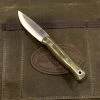 BARK RIVER KNIVES Bark River Ultralite Bushcrafter CPM 3V Green Micarta - Red Liners - Mosaic Pins