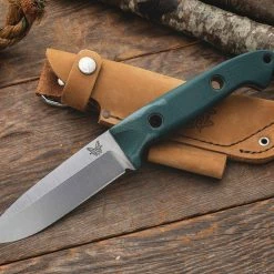 Wholesale ๐ Benchmade 162 Bushcrafter Fixed 4.43" S30V Satin Blade, Green G10 (USA) ๐ 14 Benchmade 162 Bushcrafter Fixed 4.43