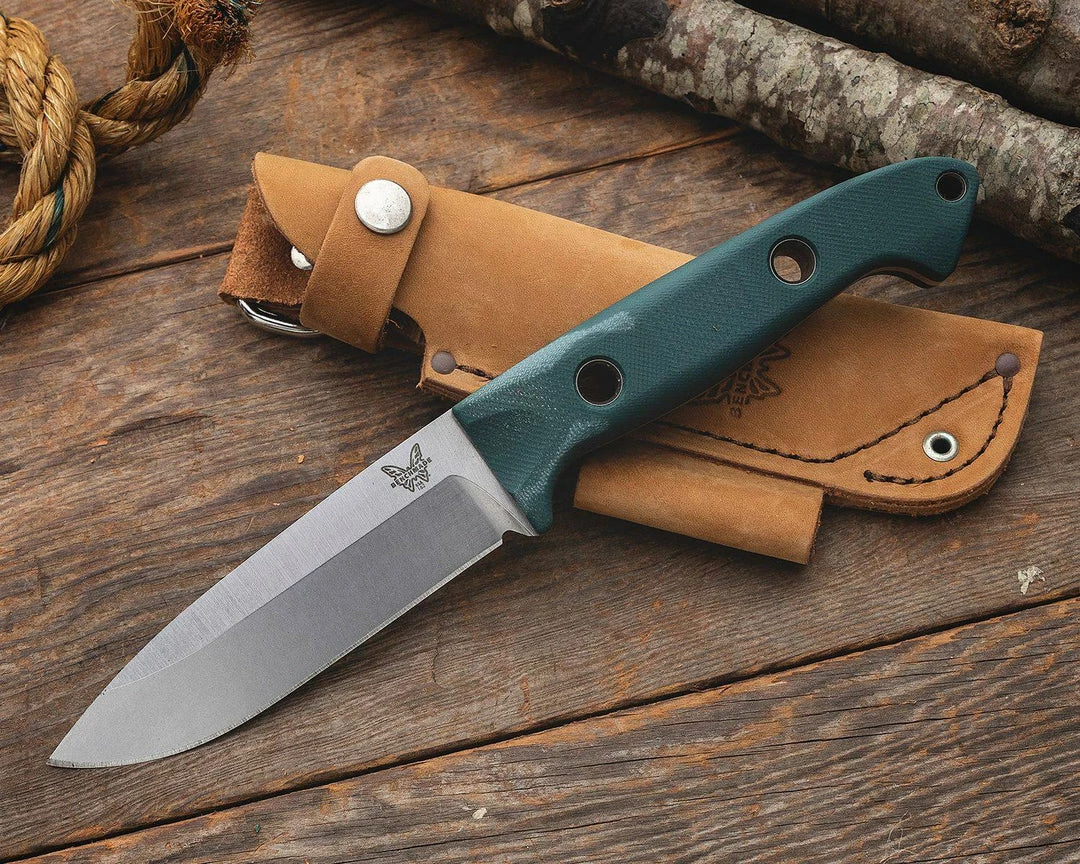 Wholesale ๐ Benchmade 162 Bushcrafter Fixed 4.43" S30V Satin Blade, Green G10 (USA) ๐ 8 Benchmade 162 Bushcrafter Fixed 4.43" S30V Satin Blade, Green G10 (USA)