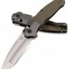 Benchmade 496 Vector Knife OD Green G-10 (3.6" Satin)