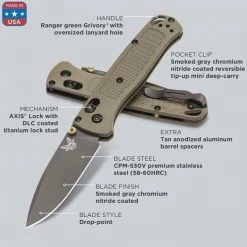 Benchmade 535 Bugout Knife (USA)