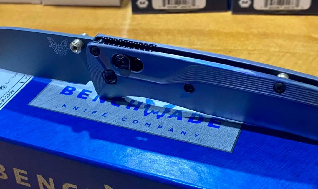 Buy 🔔 Benchmade 535GRY-1 Semi-Custom Bugout Knife W/ Ti Handles 😀 6 Benchmade 535GRY-1 Semi-Custom Bugout Knife W/ Ti Handles