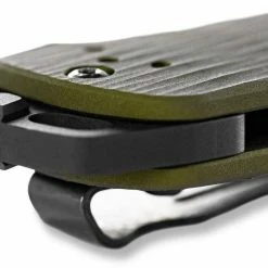 Benchmade 537GY-1 Bailout Knife Green Aluminum Knife 3.4