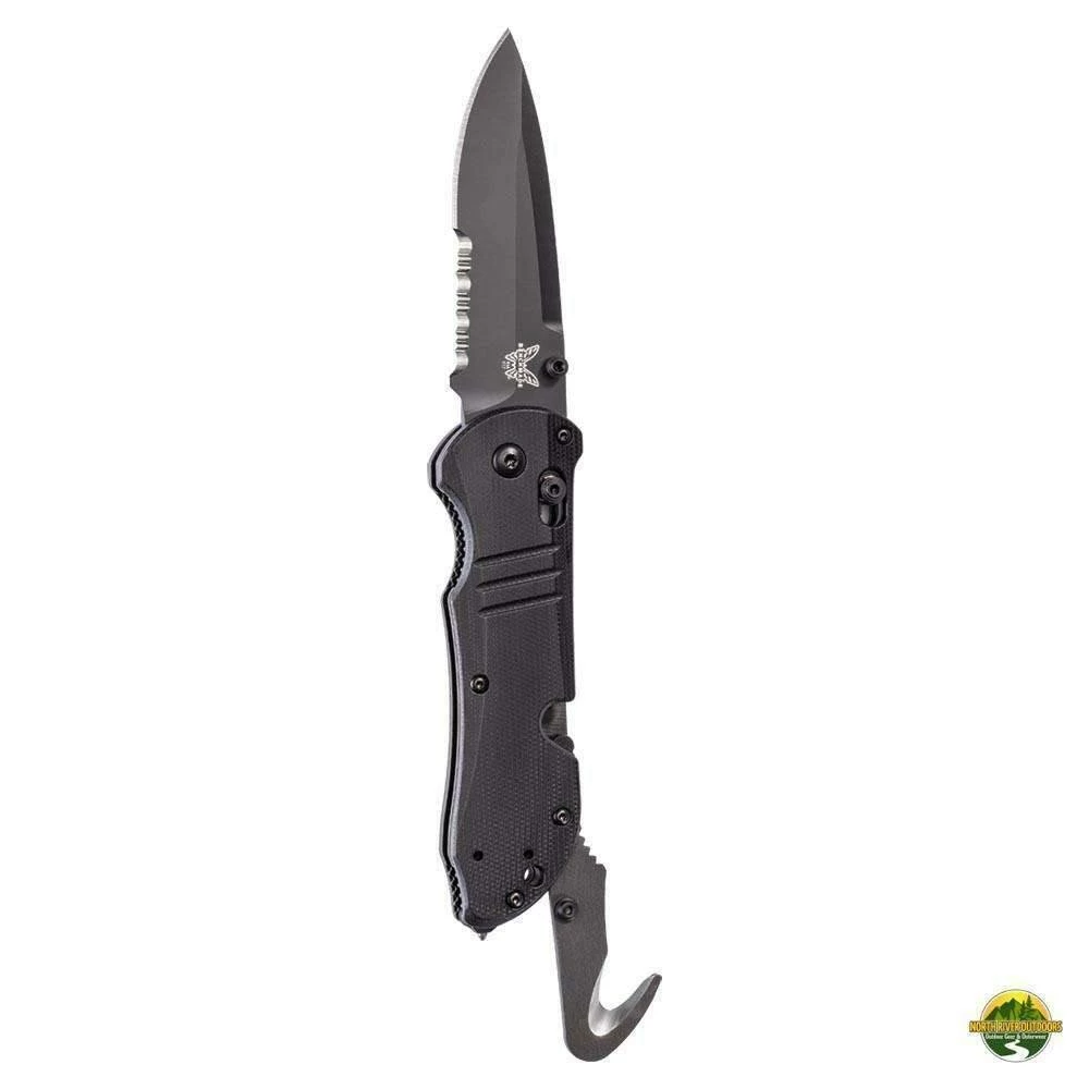 Cheap β¨ Benchmade 917SBK Tactical Triage AXIS Knife Black π₯ 3 Benchmade 917SBK Tactical Triage AXIS Knife Black