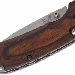 Benchmade North Fork 15031-2 Folding Knife 2.97" S30V Blade, Stabilized Wood Handles (USA)