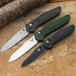 Benchmade Osborne 9400 Auto Knife Green Aluminum (3.4