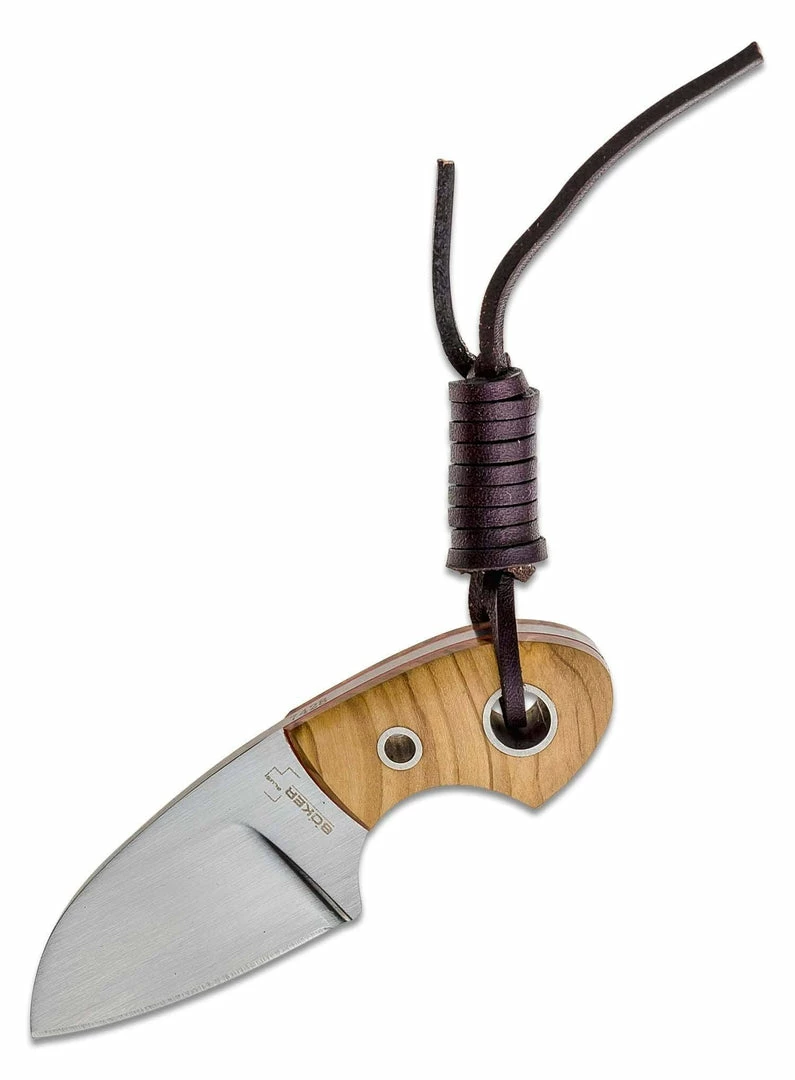 Discount ๐ Boker 02BO238 Vox Knives Gnome Fixed 2.2" Olive Wood โค๏ธ 3 Boker 02BO238 Vox Knives Gnome Fixed 2.2" Olive Wood