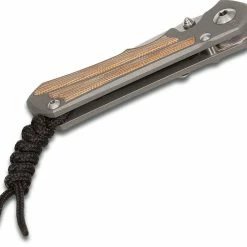 CHRIS REEVE KNIVES Chris Reeve Small Inkosi Natural Canvas Inlay Drop Point SIN-1014