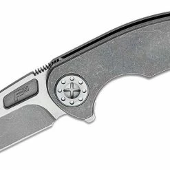CURTISS CUSTOM KNIVES Curtiss F3 Medium Flipper Knife 3.25" CTS-XHP Slicer Blade, Standard Titanium Handles - F3 Medium SL/FL