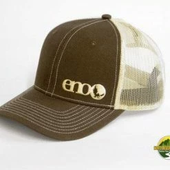 ENO Trucker Hat Brown W/ Khaki Mesh