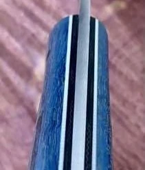 Fiddleback Forge Bushcrafter Sr. Knife W/ Curly Ash Handles