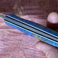 Fiddleback Forge Camp Muk Knife W/ Curly Ash Handles