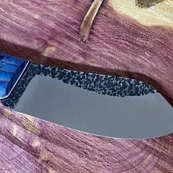 Fiddleback Forge Camp Muk Knife W/ Curly Ash Handles