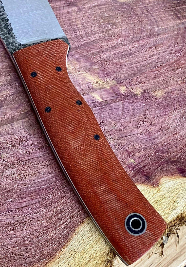 New 🎉 Fiddleback Forge Camp Muk W/ Chili Pepper Canvas Handles ⭐ 7 Fiddleback Forge Camp Muk W/ Chili Pepper Canvas Handles