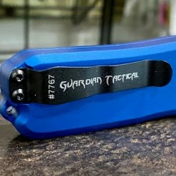 Guardian Tactical Recon-035 94131 D/E Auto Blue Black Tactical Knife (3.25