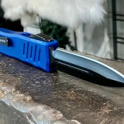 Guardian Tactical Recon-035 94131 D/E Auto Blue Black Tactical Knife (3.25