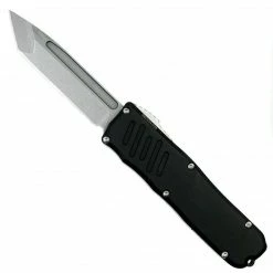 GUARDIAN TACTICAL RECON-035 TANTO OTF AUTO KNIFE BLACK / STONEWASH 93521