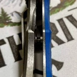 RICK HINDERER Hinderer Eklipse Harpoon Spanto Battle Blue Knife Stonewash G10