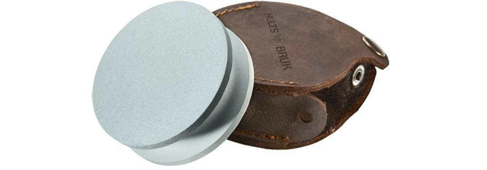 Flash Sale 👏 Axe Sharpeners Hults Bruk 180/600 Grit Grinding Stone, Leather Case 🤩 3 Axe Sharpeners Hults Bruk 180/600 Grit Grinding Stone, Leather Case
