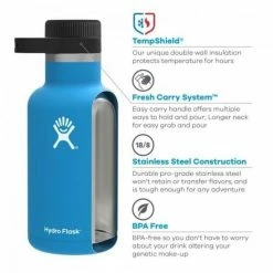 Hydro Flask Beer Growler - Stainless Steel - 64 Oz, Stone Water Filtration