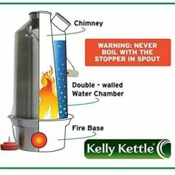 Promo ๐ Kelly Kettle Scout Kit 41 Oz Stainless Camp Kettle W/ Stove For Fishing, Hunting, Hiking ๐ฅ 9 Kelly Kettle Scout Kit 41 Oz Stainless Camp Kettle W/ Stove For Fishing, Hunting, Hiking