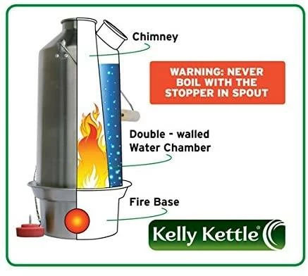 Promo ๐ Kelly Kettle Scout Kit 41 Oz Stainless Camp Kettle W/ Stove For Fishing, Hunting, Hiking ๐ฅ 5 Kelly Kettle Scout Kit 41 Oz Stainless Camp Kettle W/ Stove For Fishing, Hunting, Hiking