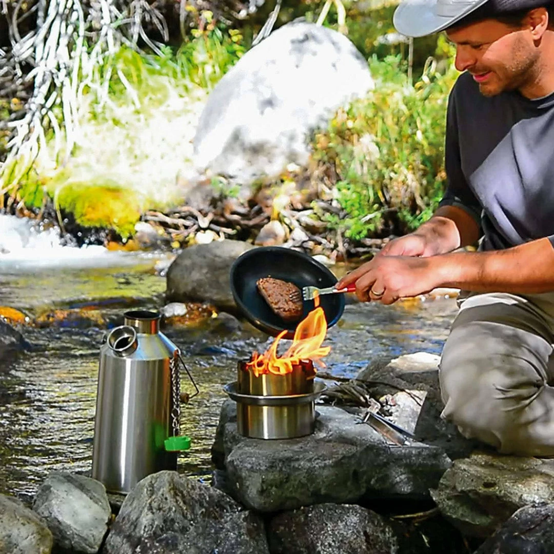 Buy ❤️ Water Filtration Kelly Kettle Ultimate Base Camp Kit 54 Oz Large Stainless Camp Kettle W/ Stove For Fishing, Hunting, Hiking ❤️ 6 Water Filtration Kelly Kettle Ultimate Base Camp Kit 54 Oz Large Stainless Camp Kettle W/ Stove For Fishing, Hunting, Hiking