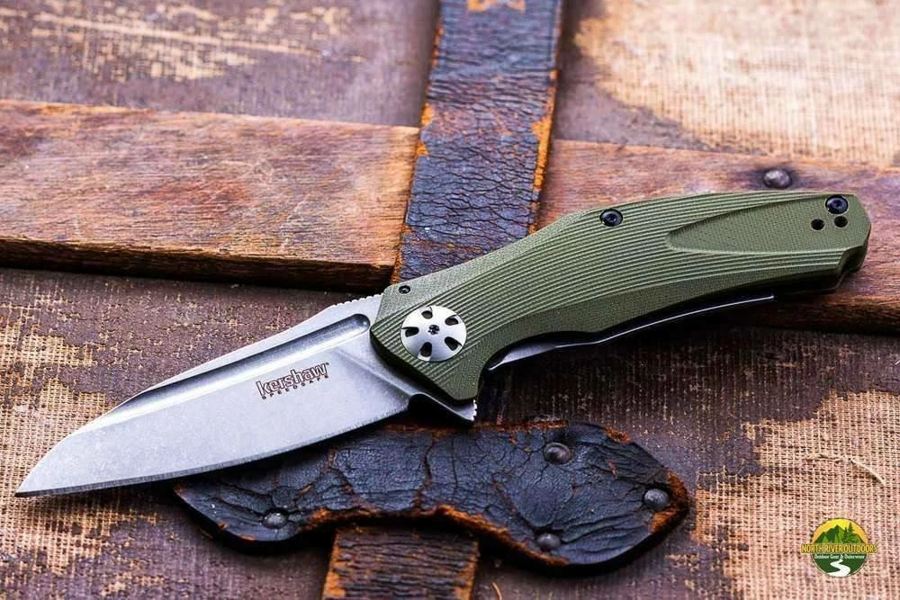 Outlet 💯 Kershaw Knives Kershaw Natrix A/O Knife 7007OL Olive 🌟 4 Kershaw Knives Kershaw Natrix A/O Knife 7007OL Olive