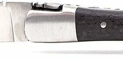 LAGUIOLE HONORE DURAND Laguiole Durand Handmade Folding 10cm Carbon Fiber Knife 12C27 (France)