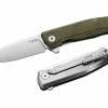 LionSteel MT01 CVG Myto Knife 3.27" M390, Green Micarta LionSteel Knives