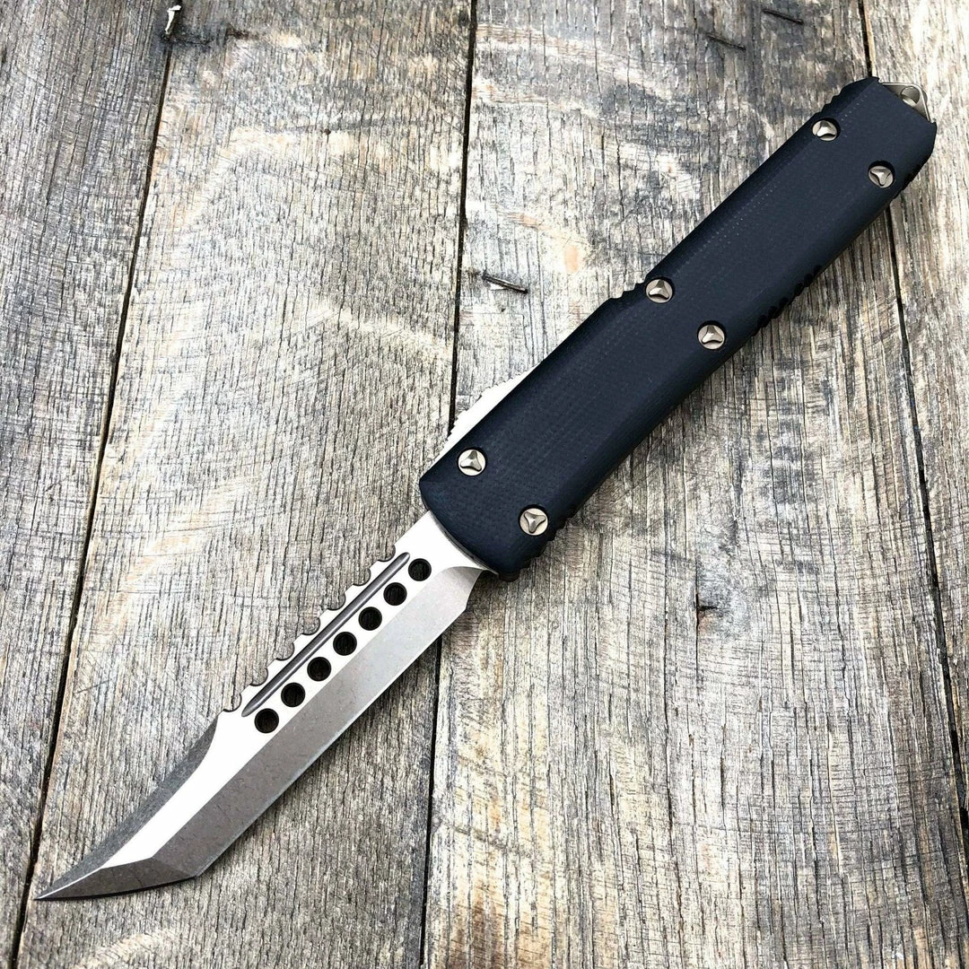 Outlet 👍 Microtech 119-13 Ultratech Hellhound S/E Black Handle Bronze Blade 🌟 3 Microtech 119-13 Ultratech Hellhound S/E Black Handle Bronze Blade