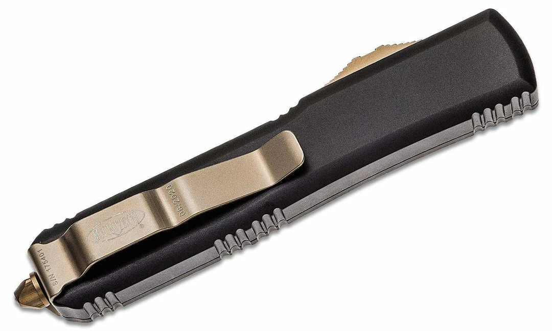 Deals 👏 All Knife Brands Microtech 121-13 Ultratech Auto OTF Knife 3.46" Bronze, Black Handles ⭐ 6 All Knife Brands Microtech 121-13 Ultratech Auto OTF Knife 3.46" Bronze, Black Handles