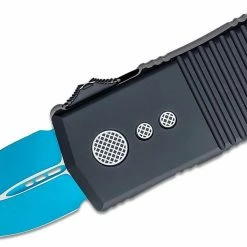 All Knife Brands Microtech 157-1JK Exocet Jedi Knight OTF Auto Knife 1.98" Blue D/E