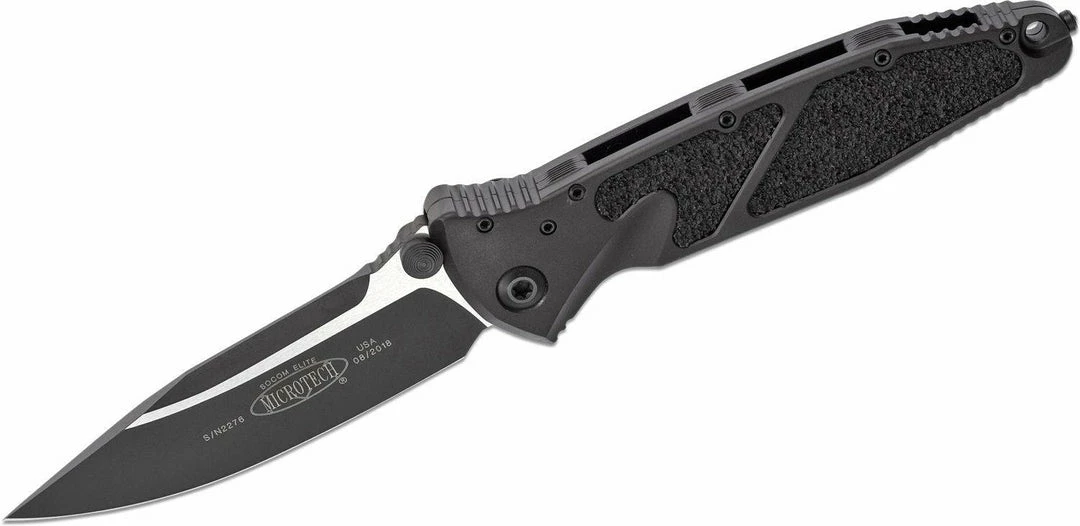 Hot Sale 🌟 Microtech 160-1T Socom Elite Tactical Manual Folding Knife 4.05" 🌟 3 Microtech 160-1T Socom Elite Tactical Manual Folding Knife 4.05"