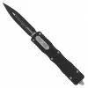 Microtech 227-10 Dirac Delta D/E - Black Handle - Stonewashed All Knife Brands