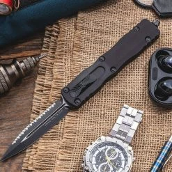 Buy ❤️ All Knife Brands Microtech 227-3T Dirac Delta Auto OTF Knife 3.79" D/E Black ❤️ 11 All Knife Brands Microtech 227-3T Dirac Delta Auto OTF Knife 3.79