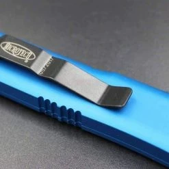 All Knife Brands Microtech 231-1BL UTX-85 S/E Blue Handle Black Blade