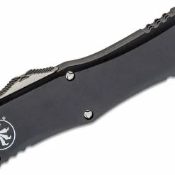 Microtech 702-12 Hera OTF Auto Knife 3.125" Stonewashed Plain/Serrated D/E