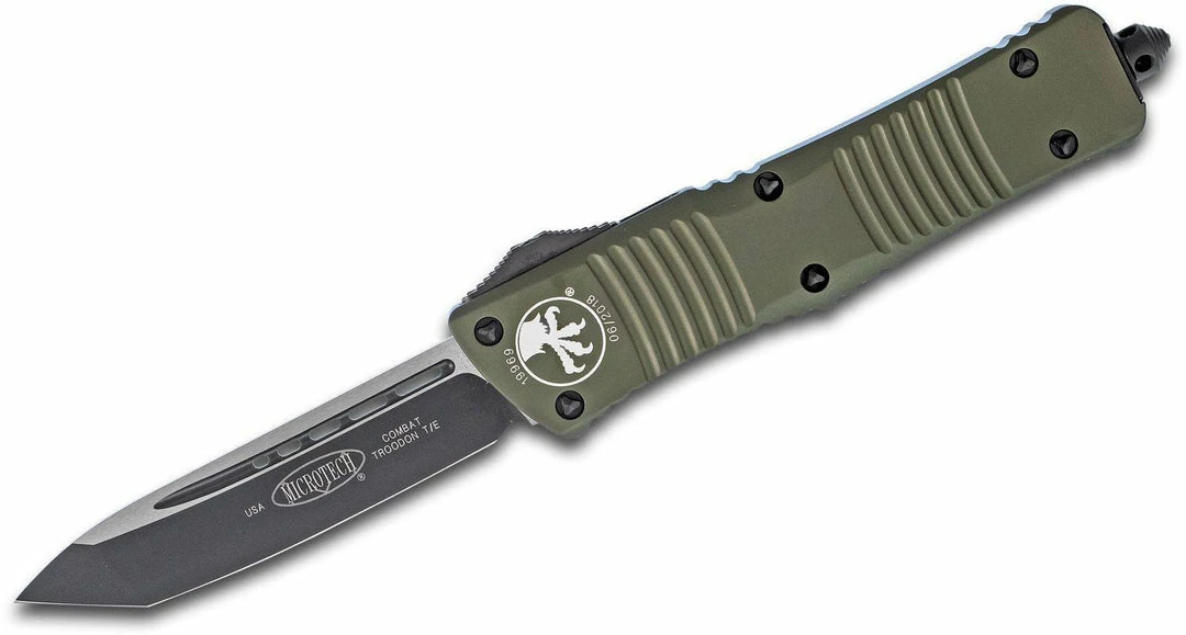 Promo โญ Microtech Combat Troodon Tanto OTF Auto Knife Green (3.8" Black) 144-1 OD All Knife Brands ๐ฅฐ 3 Microtech Combat Troodon Tanto OTF Auto Knife Green (3.8" Black) 144-1 OD All Knife Brands