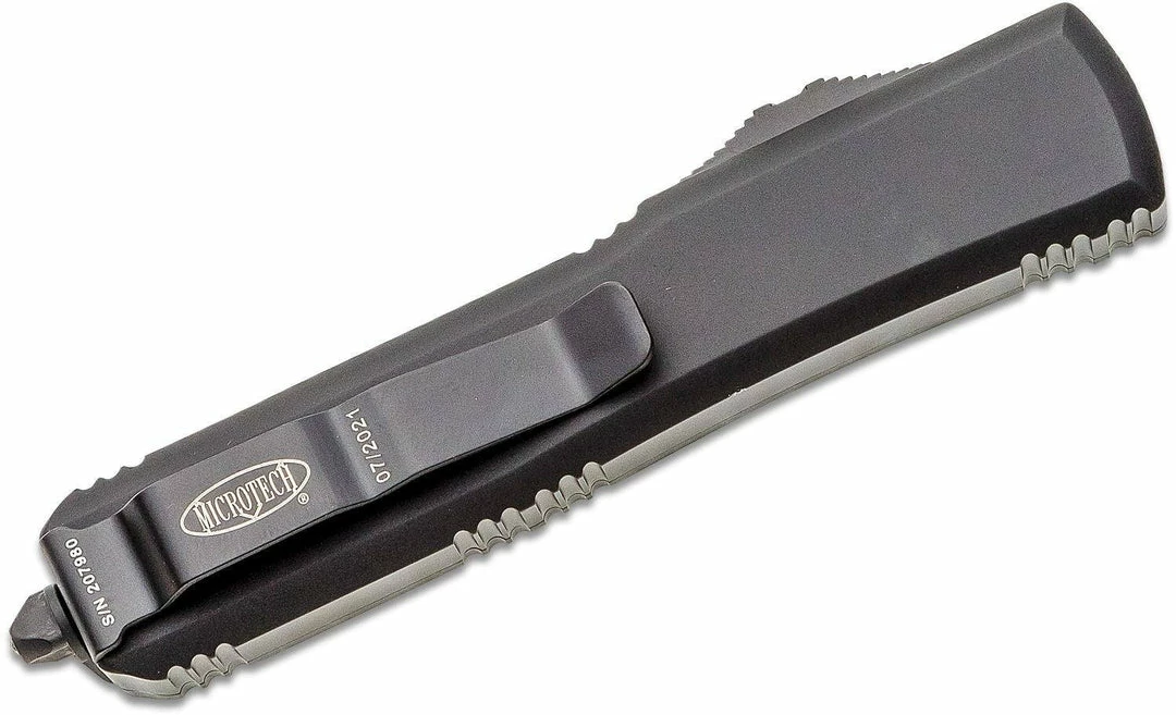 New โค๏ธ All Knife Brands Microtech Ultratech 121-1T S/E Black Auto OTF Knife ๐ 6 All Knife Brands Microtech Ultratech 121-1T S/E Black Auto OTF Knife