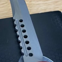 All Knife Brands Microtech Ultratech Hellhound Signature 119-10 - Distressed Red Knife