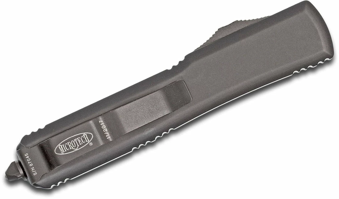 Cheap ๐ Microtech Ultratech Tactical Auto OTF 3.46" Fully Serrated Black Tanto Blade, โ๏ธ 6 Microtech Ultratech Tactical Auto OTF 3.46" Fully Serrated Black Tanto Blade,