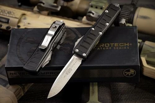 Hot Sale ✨ All Knife Brands Microtech UTX-85 II 231II-10S S/E Stonewashed Black 🛒 4 All Knife Brands Microtech UTX-85 II 231II-10S S/E Stonewashed Black
