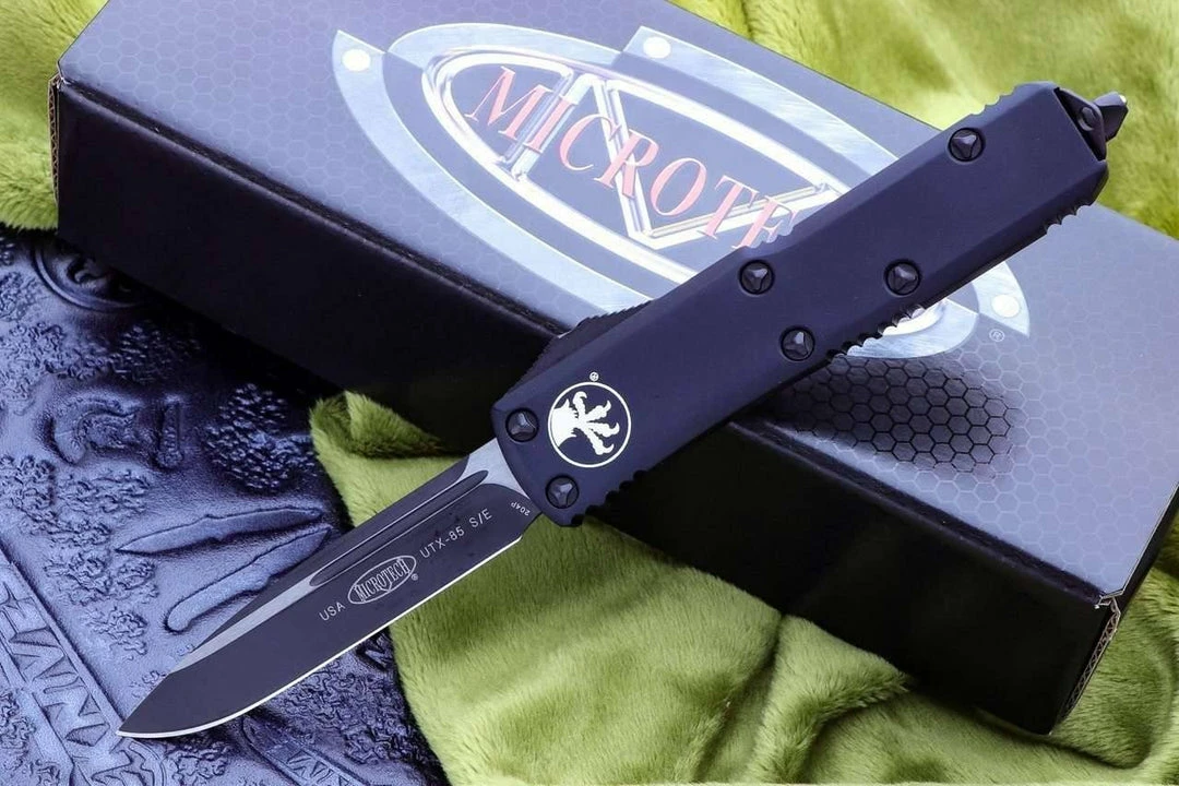 New ⭐ Microtech UTX-85 S/E OTF Auto Knife 231-1T 🔥 4 Microtech UTX-85 S/E OTF Auto Knife 231-1T