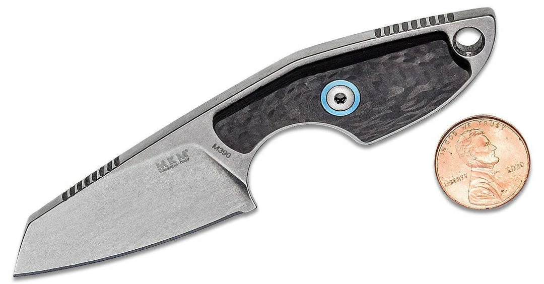 Deals ๐ MANIAGO KNIFE MAKERS MKM Knives Jesper Voxnaes Mikro 2 Fixed Blade Neck Knife 1.97" M390, Carbon โ 7 MANIAGO KNIFE MAKERS MKM Knives Jesper Voxnaes Mikro 2 Fixed Blade Neck Knife 1.97" M390, Carbon